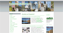 Desktop Screenshot of buergerverein-koeln-muengersdorf.de